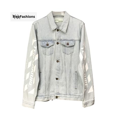 off white temperature denim jacket replica|OFF WHITE TEMPERATURE OVERSIZE DENIM JACKET.